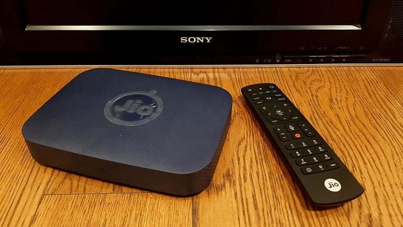 JioFiber Set-top box
