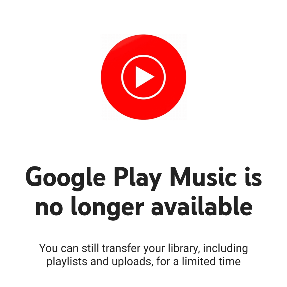 Google Play Music Shutting Down
