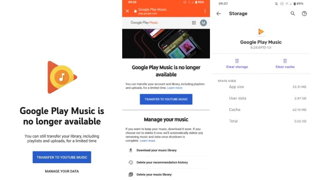 Google Play Music Shutting Down