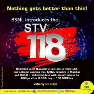 BSNL,STV 118