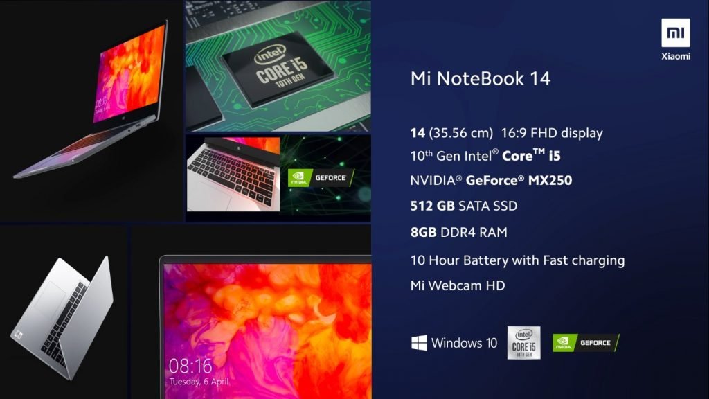 Mi NoteBook 14 Features