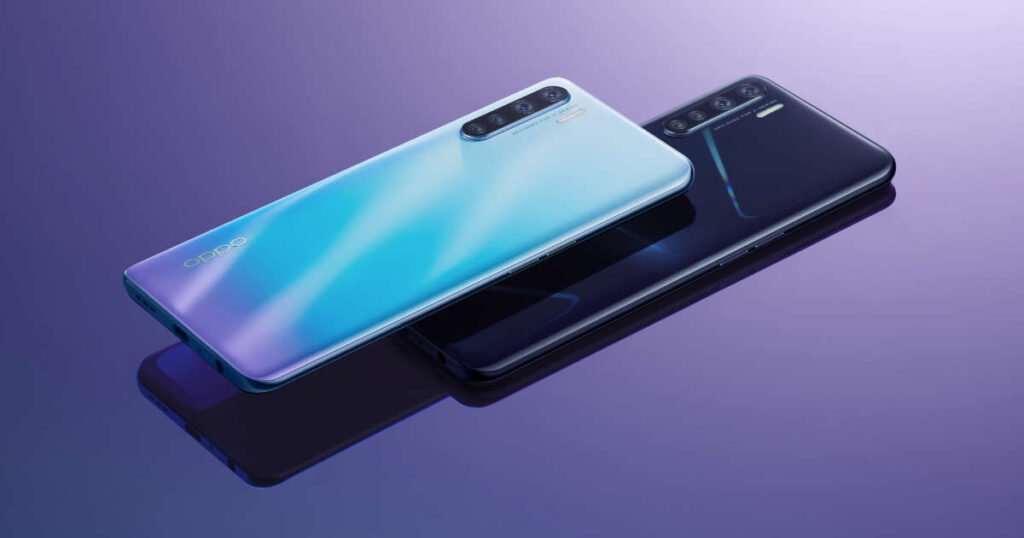 Oppo F15 Blazing Blue