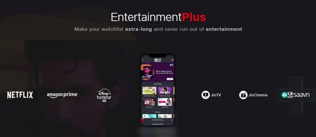 Reliance Jio Postpaid Plus Plans