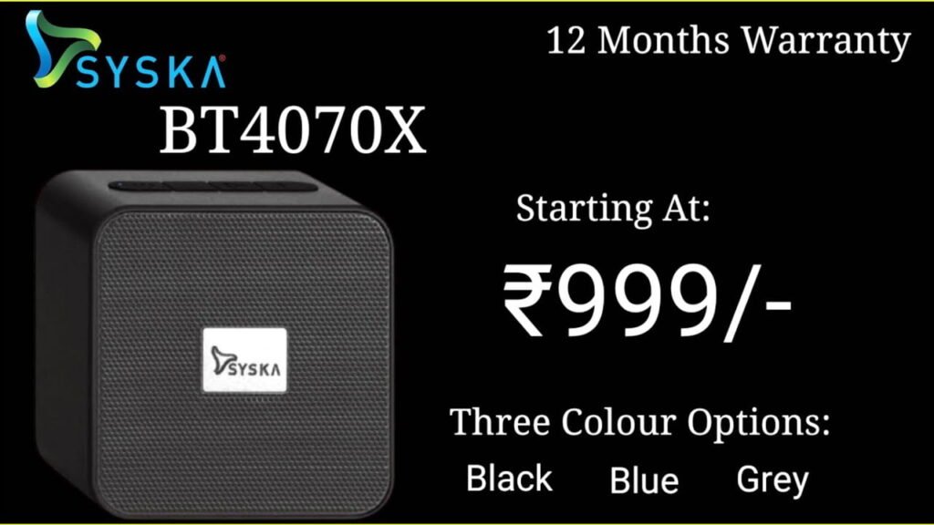 Syska BT4070X