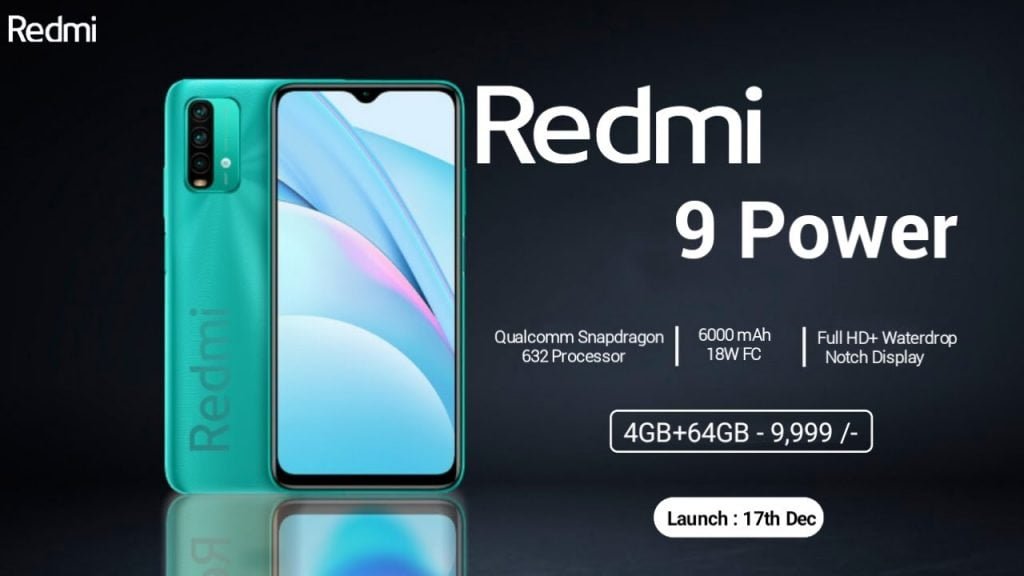 Redmi 9 Power with 6000mAh launched in India: Price, Specifications Redmi 9 Power