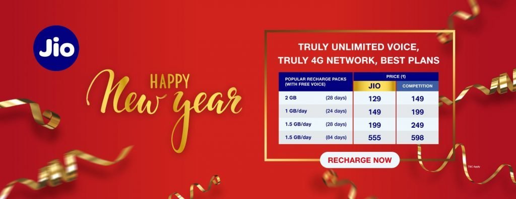 Reliance Jio Now Offering Unlimited Calling To Any Network: No More IUC Charges Reliance Jio Prepaid Plans