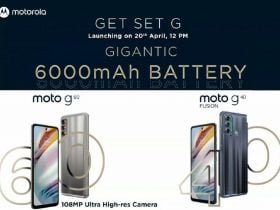 Moto G60, G40 Fusion Launching in India on Apr 20; Expected Price, Specification Moto G60, G40 Fusion Launching in India on Apr 20; Expected Price, Specification