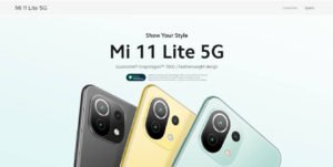 xiaomi mi 11 lite banner