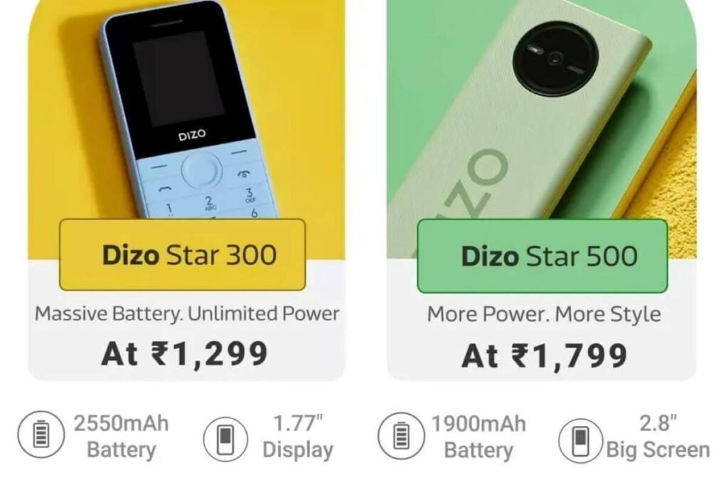 Realme Dizo Star 300 and Star 500