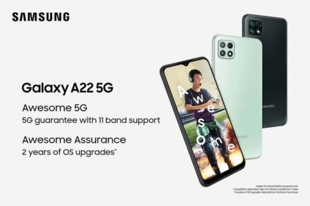 samsung galaxy a22 5g launch