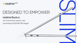 realme book slim august launch