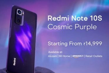 Redmi Note 10S cosmic purple variant launched in India redmi note 10s purple edition