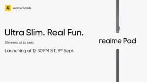 realme pad launch date