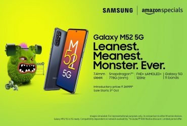 Samsung Galaxy M52 5G Launched In India: Price, Specifications samsung galaxy m52 5g