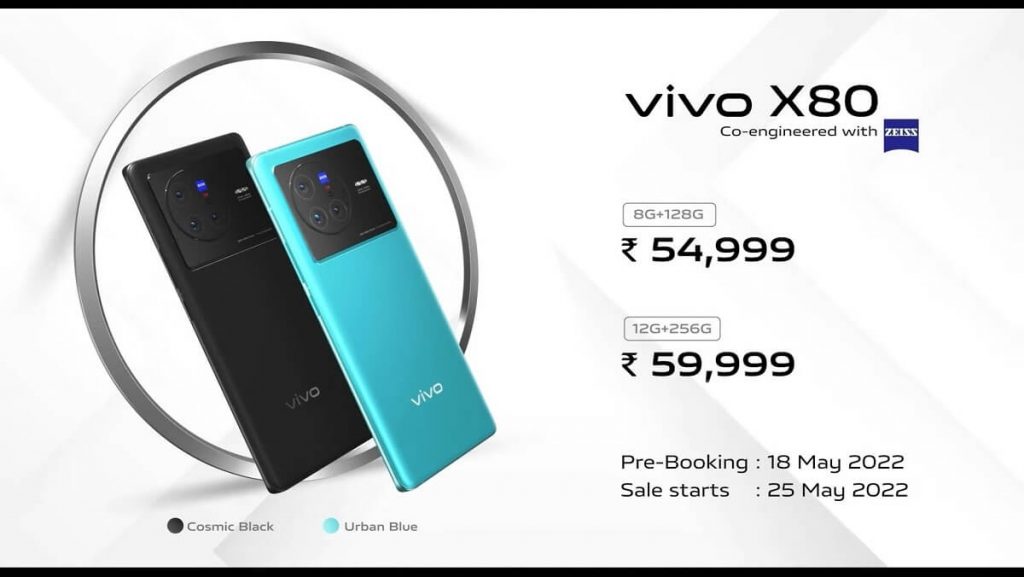 Vivo X80 Series launched in India