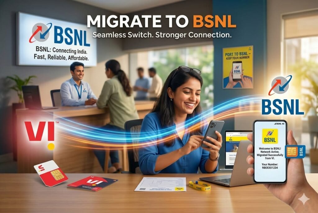 BSNL Takes Over 4,200 UP Government Mobile Connections from Vi BSNL Takes Over 4,200 UP Government Mobile Connections from Vi