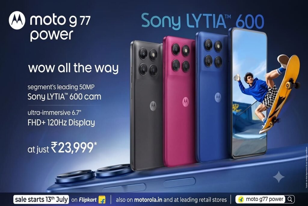 Moto G77 Power 5G India Launch Price and Specifications Confirmed moto g77 power 5g