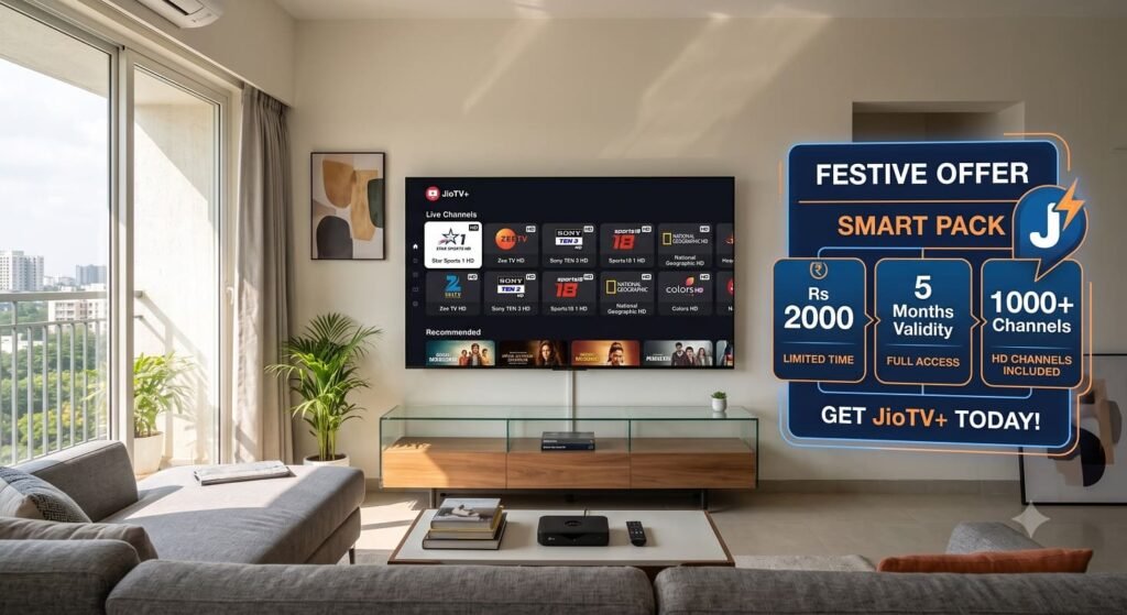 Jio Rs 2000 TV Plan Launched With 5 Months Validity; Bundles 1000+ Live Channels jio-rs-2000-tv-only-plan-details